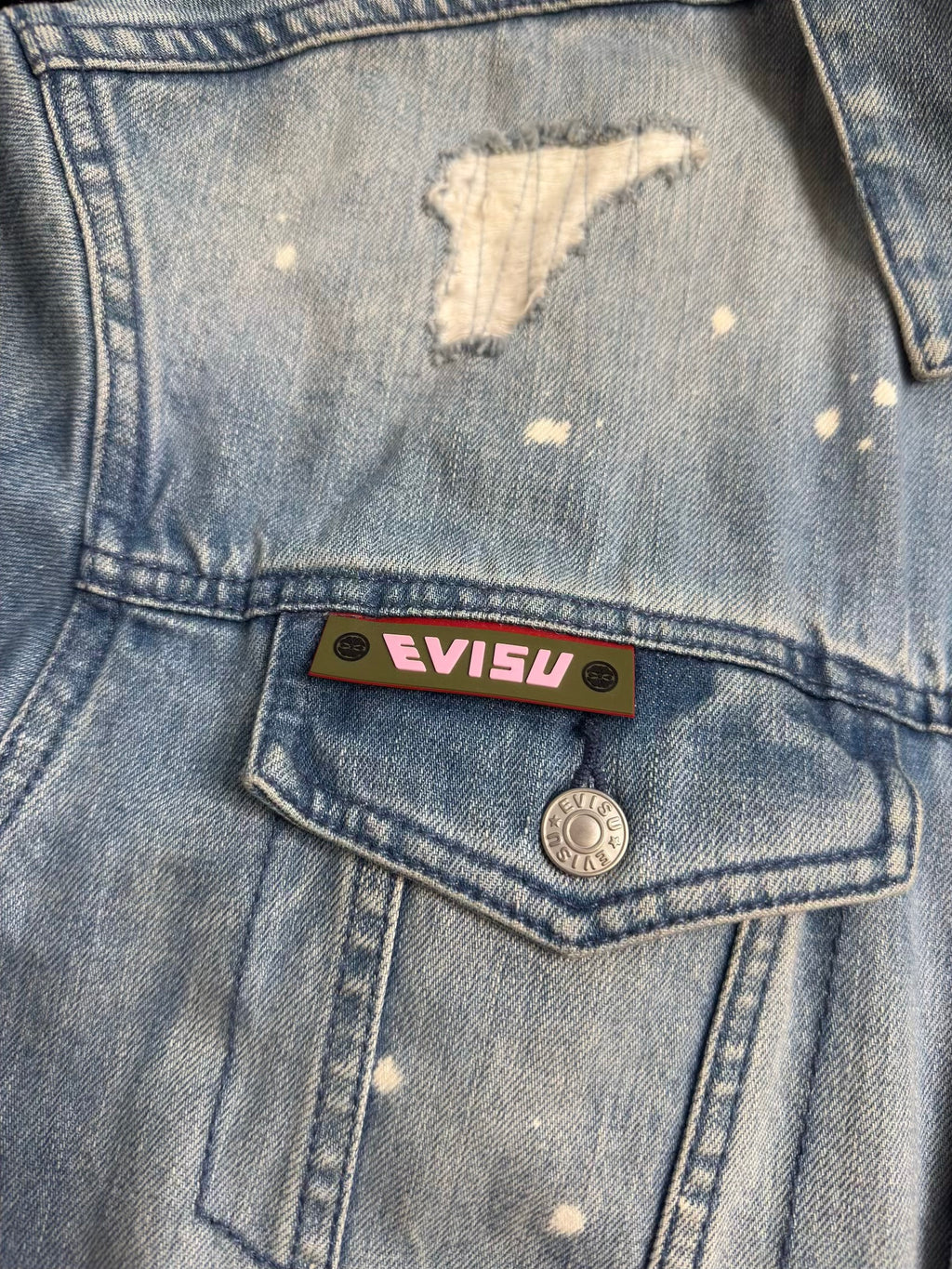 EVISU X SFERA EBBASTA DENIM JACKET