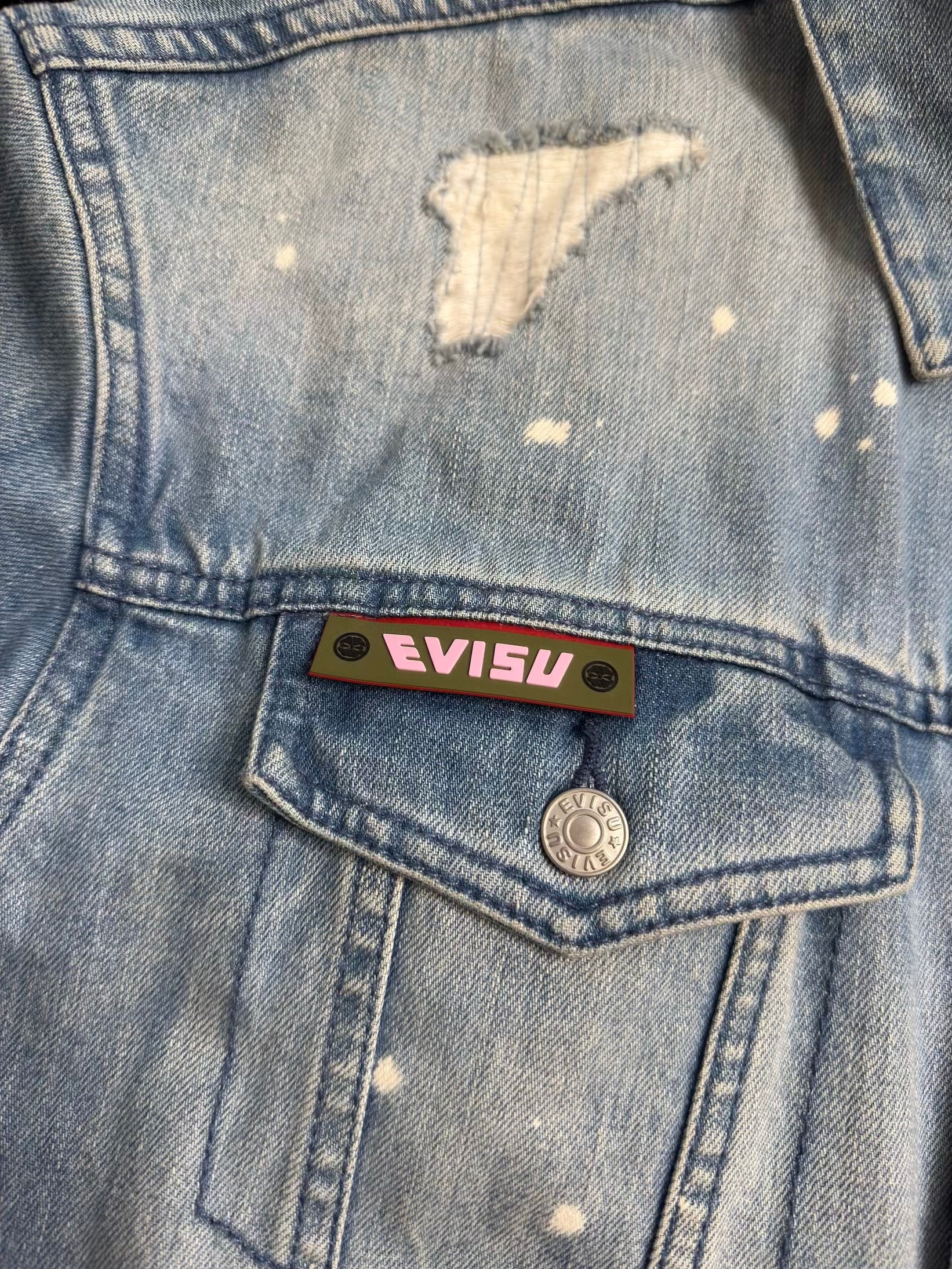 EVISU X SFERA EBBASTA DENIM JACKET