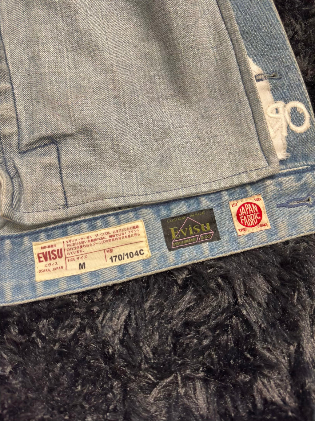 EVISU X SFERA EBBASTA DENIM JACKET