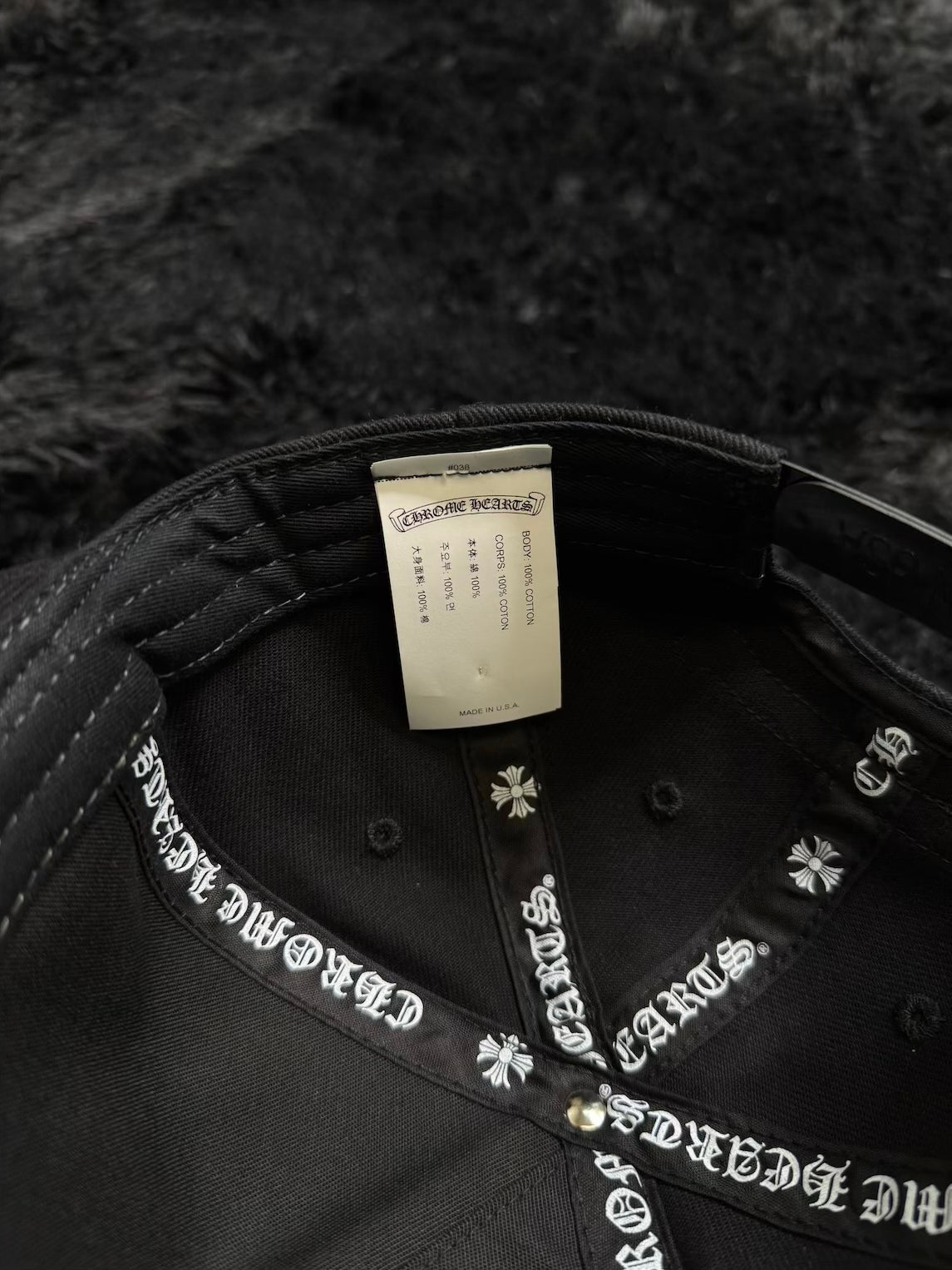 CHROME HEARTS RS3 HAT