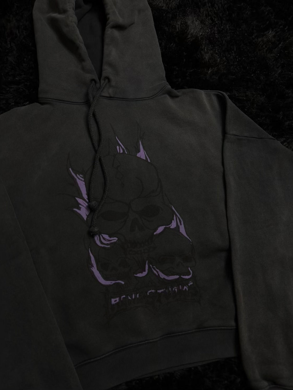 ACNE STUDIOS FESTER SKULL HOODIE