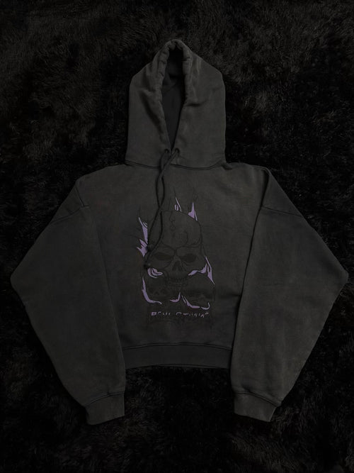 ACNE STUDIOS FESTER SKULL HOODIE