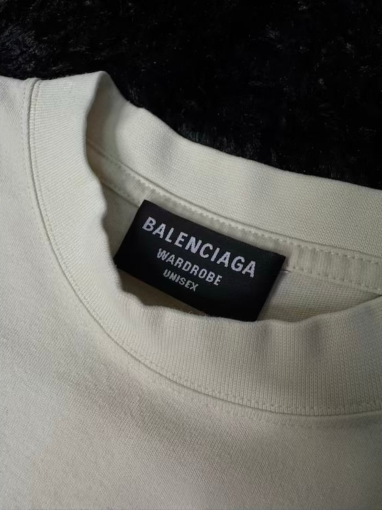 BALENCIAGA POLITICAL LOGO T-SHIRT