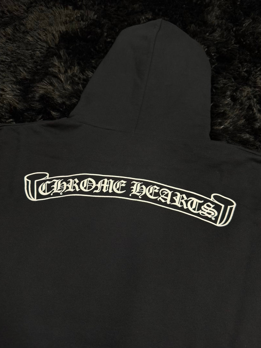 CHROME HEARTS SCRIPT LOGO HOODIE