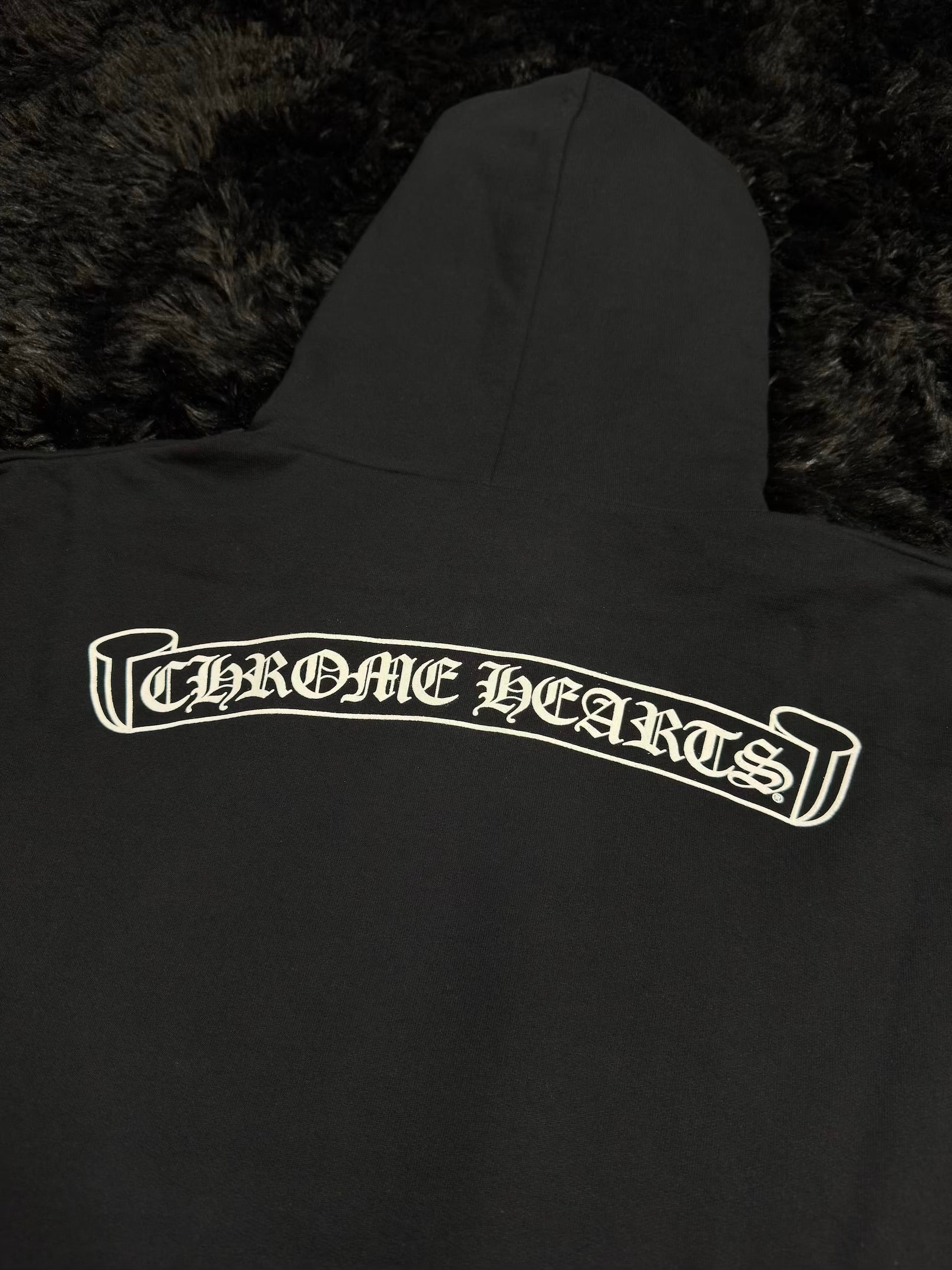 CHROME HEARTS SCRIPT LOGO HOODIE