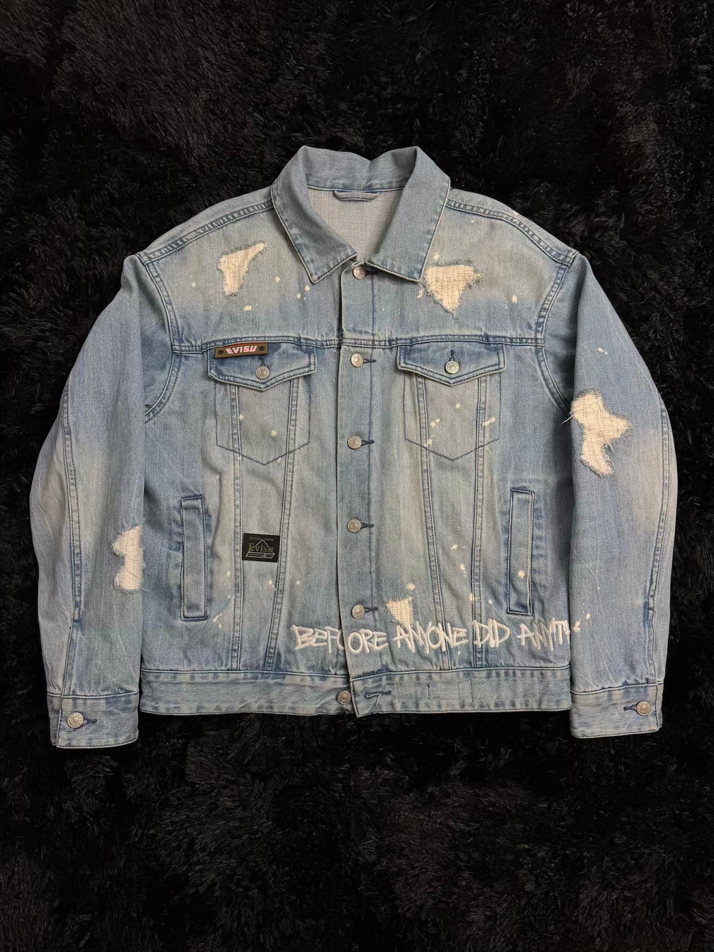 EVISU X SFERA EBBASTA DENIM JACKET