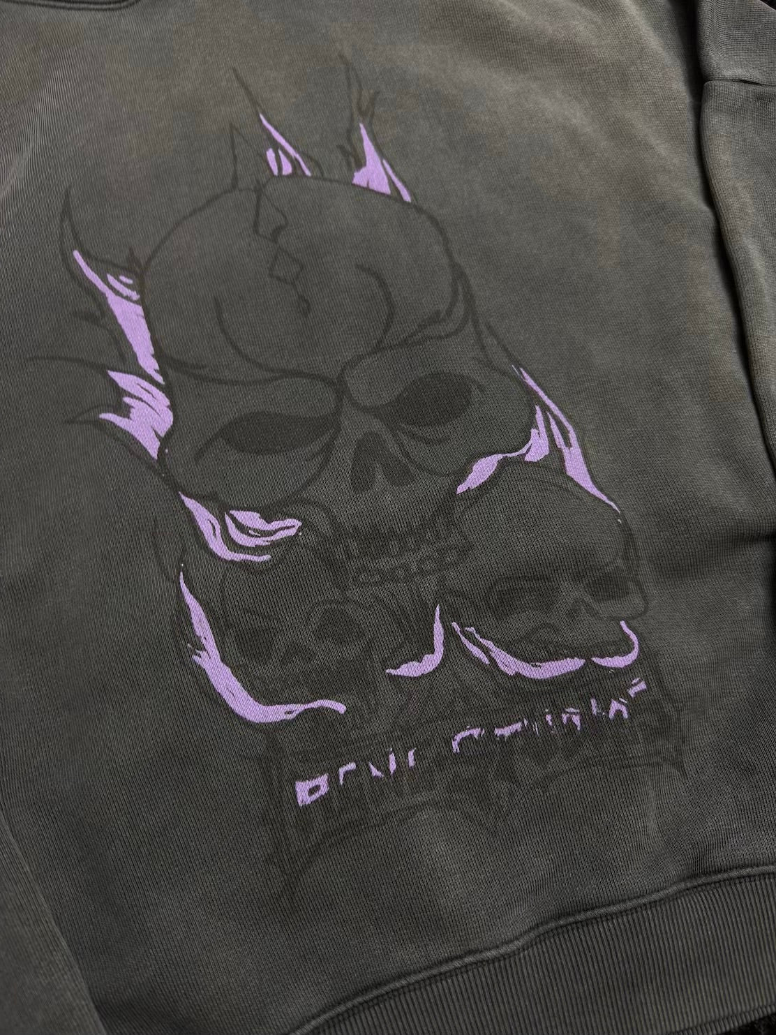 ACNE STUDIOS FESTER SKULL HOODIE