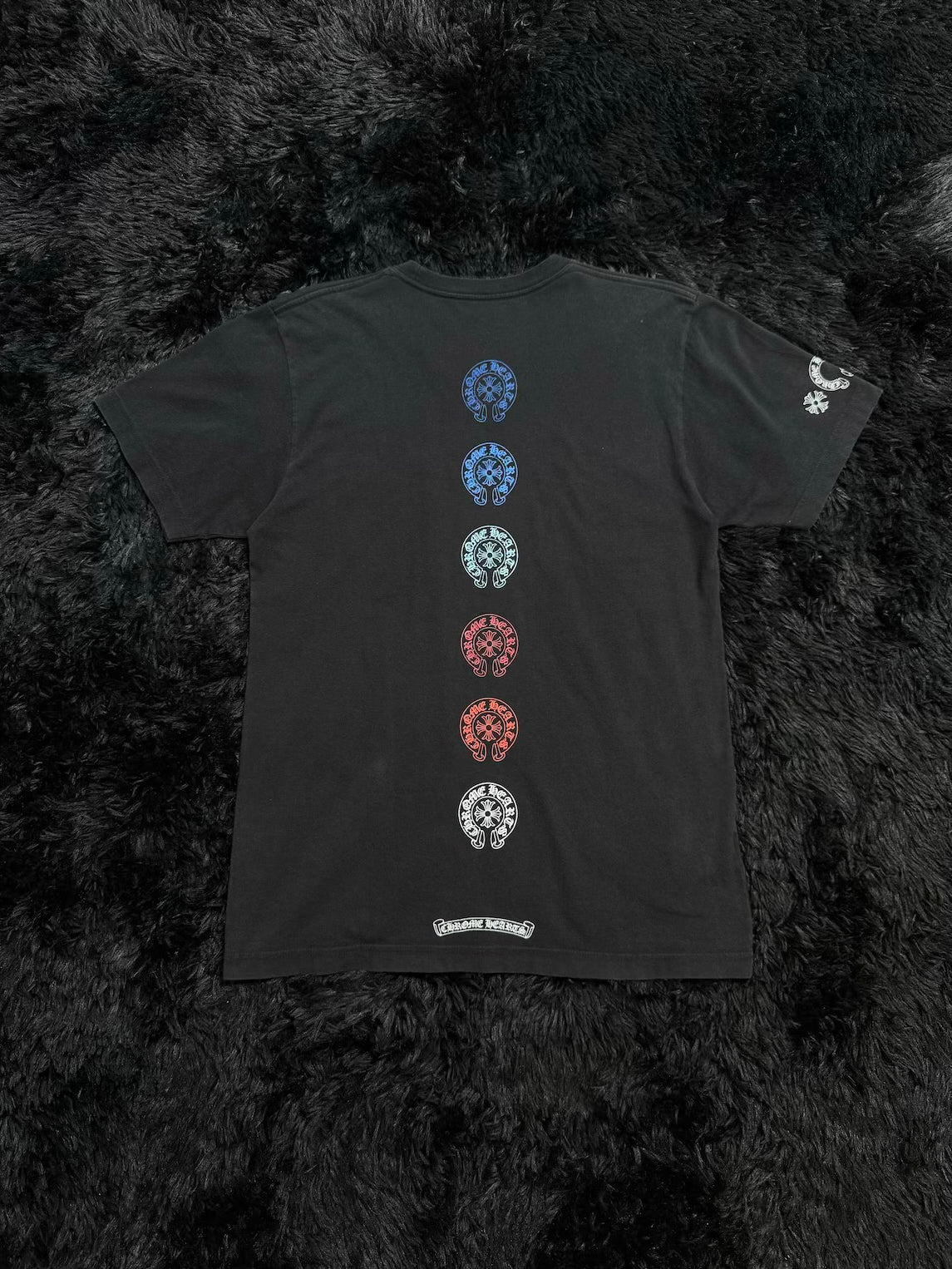 CHROME HEARTS MULTI-COLOR HORSESHOE T-SHIRT