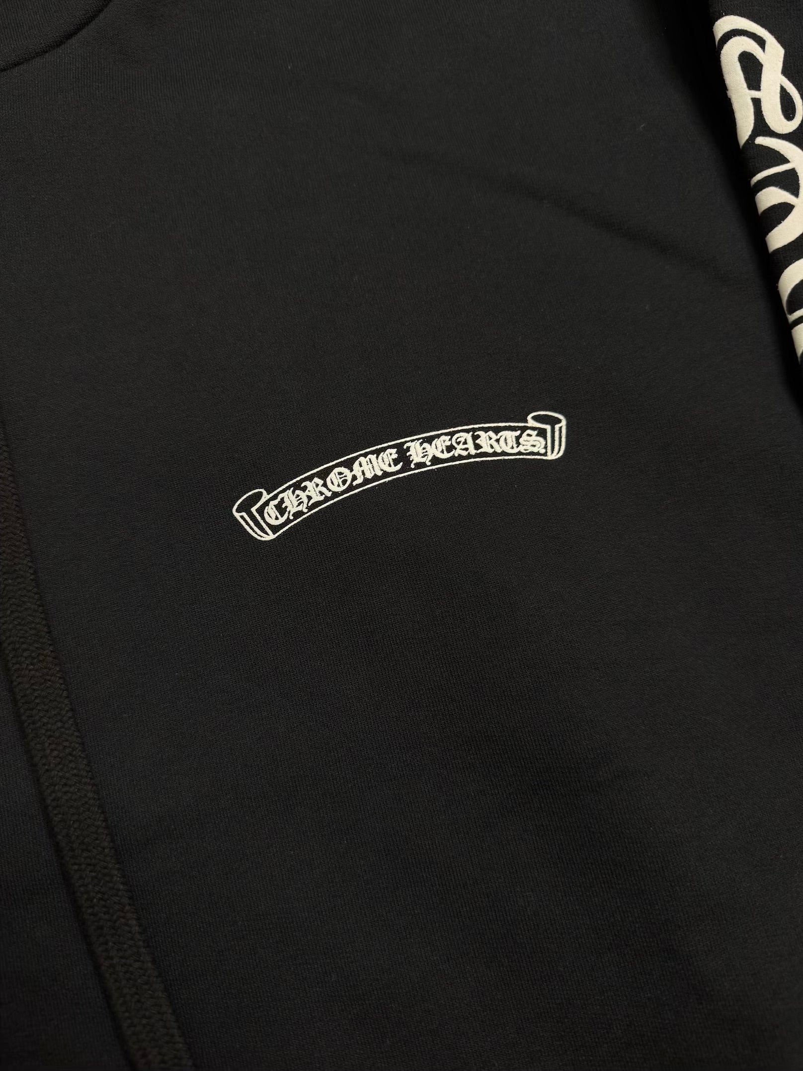 CHROME HEARTS SCRIPT LOGO HOODIE