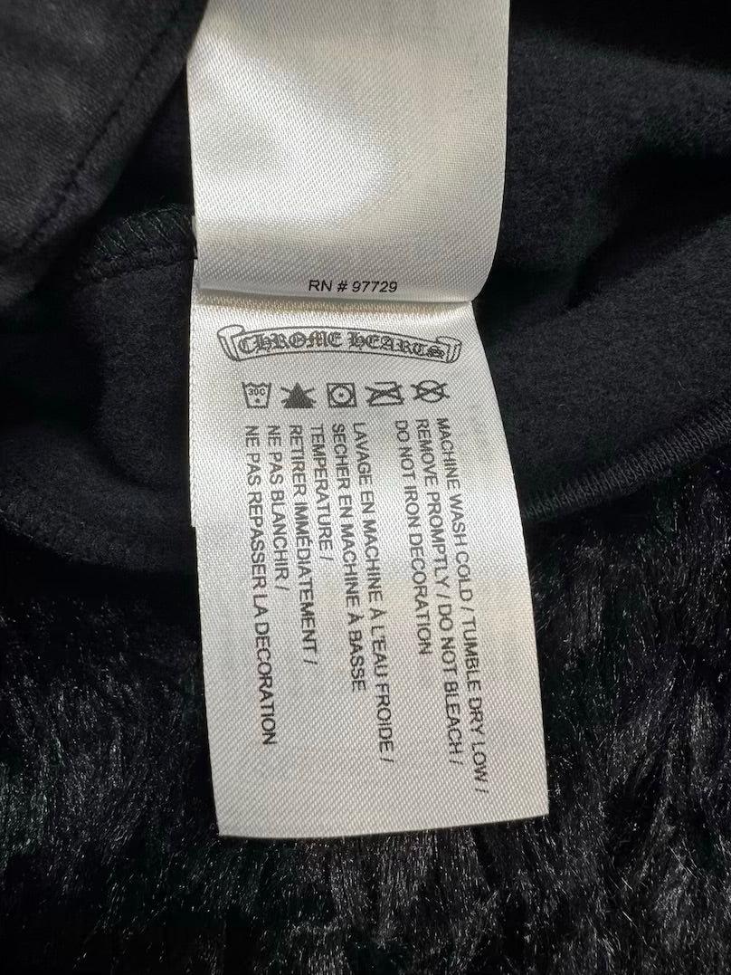 CHROME HEARTS SCRIPT LOGO HOODIE