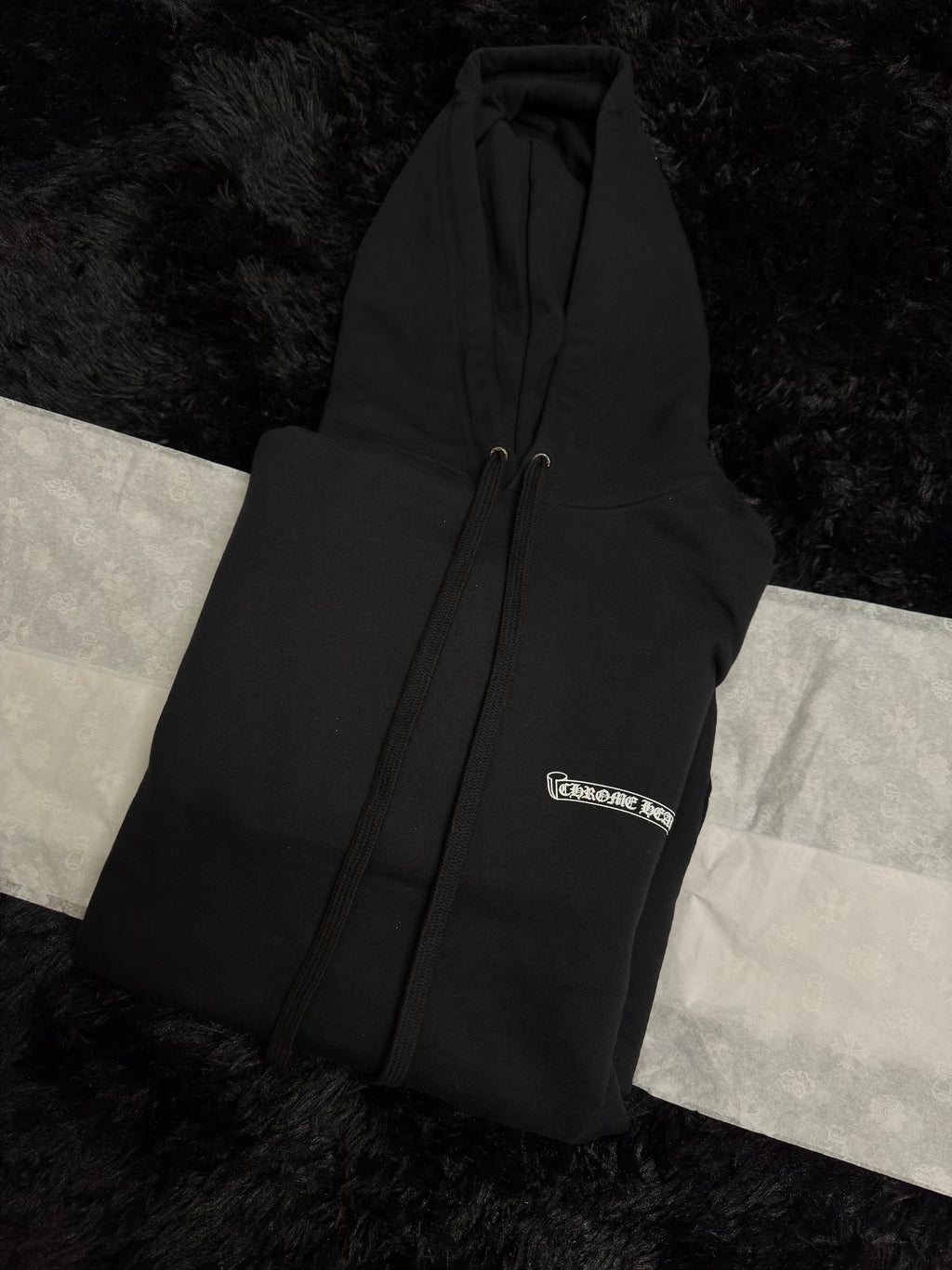 CHROME HEARTS SCRIPT LOGO HOODIE