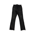 MNML.LA CROCODILE LEATHER FLARED PANTS