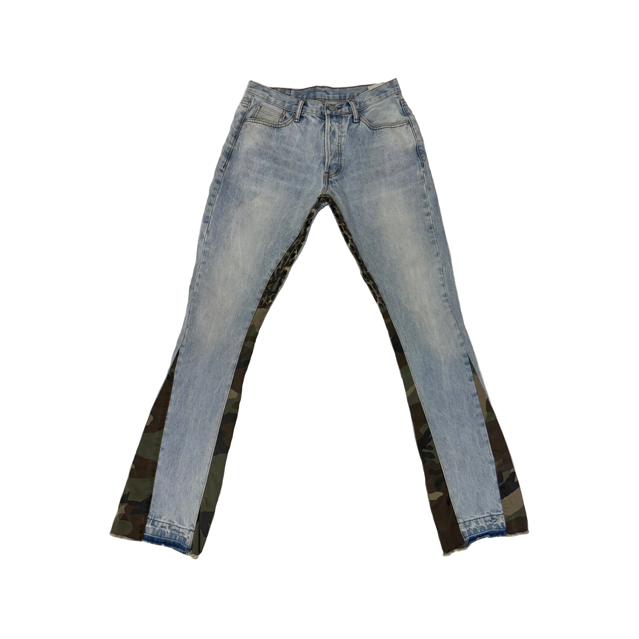 MNML.LA B493 CAMO FLARE DENIM