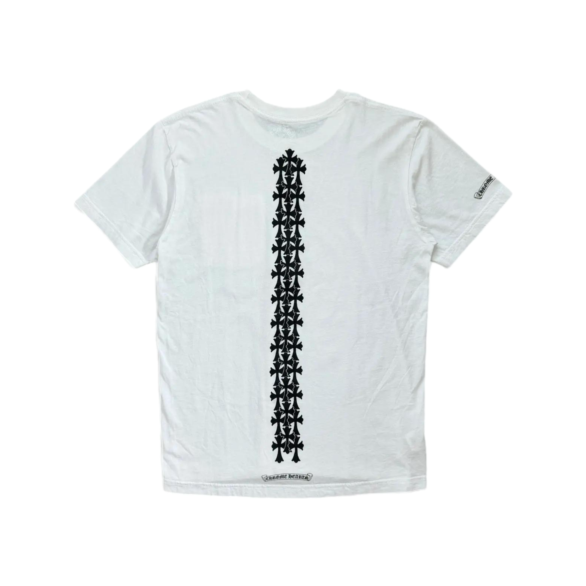 CHROME HEARTS VERTICAL CEMETERY CROSS T-SHIRT