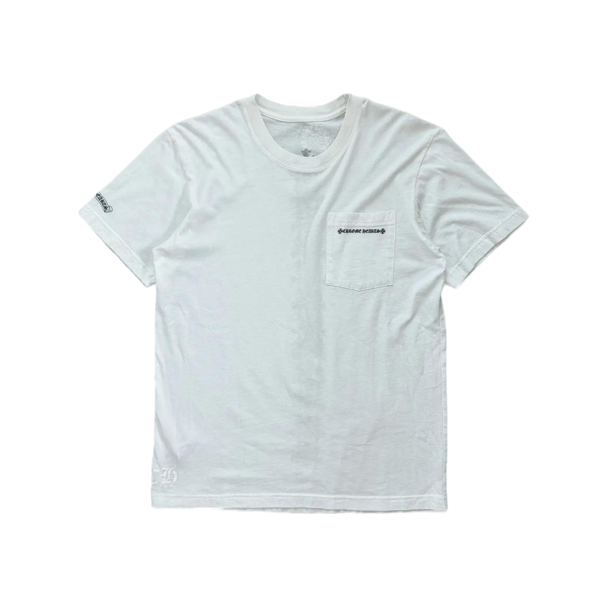 CHROME HEARTS VERTICAL CEMETERY CROSS T-SHIRT