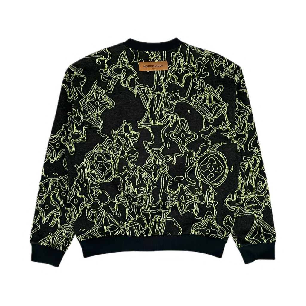 LOUIS VUITTON "MONOGRAM CONTOUR" CREWNECK SWEATSHIRT