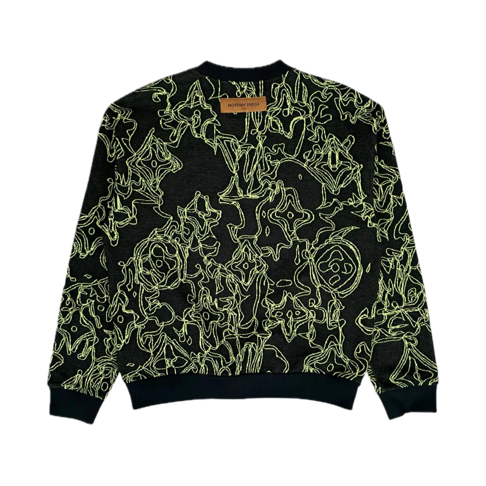 LOUIS VUITTON "MONOGRAM CONTOUR" CREWNECK SWEATSHIRT