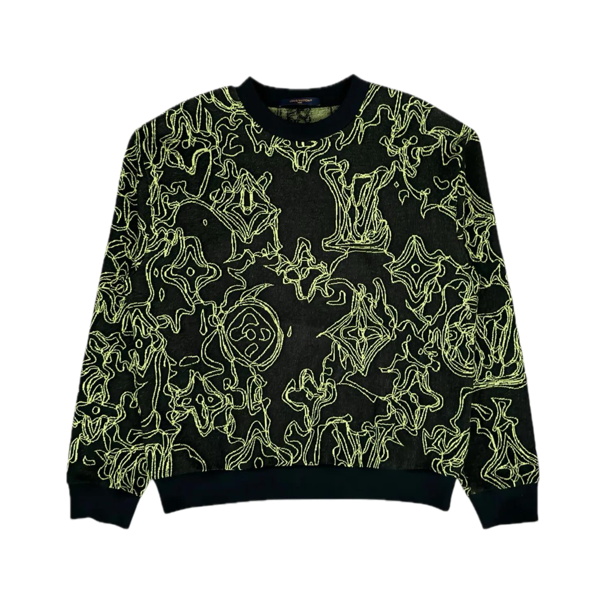 LOUIS VUITTON "MONOGRAM CONTOUR" CREWNECK SWEATSHIRT