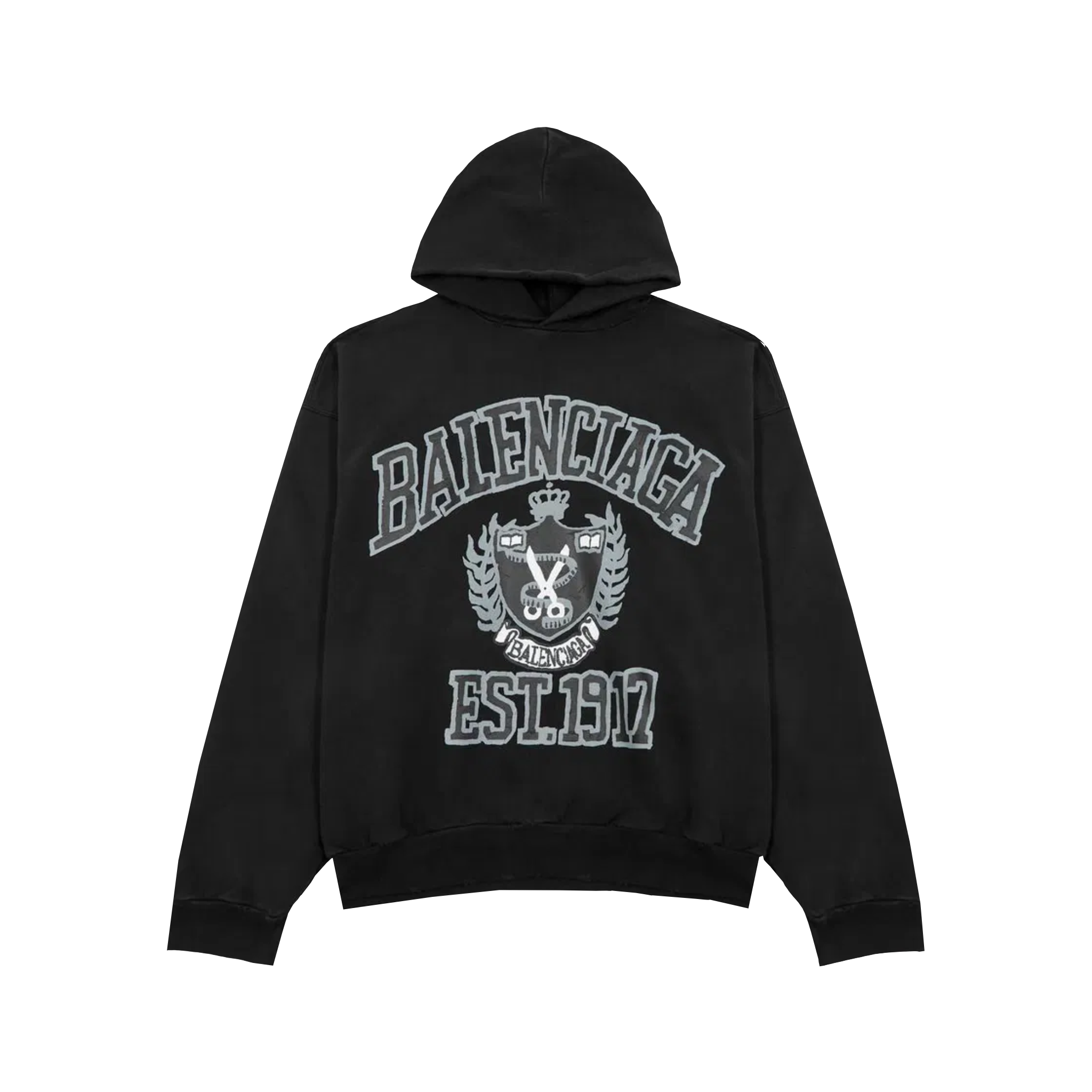 BALENCIAGA UNIVERSITY CREST HOODIE