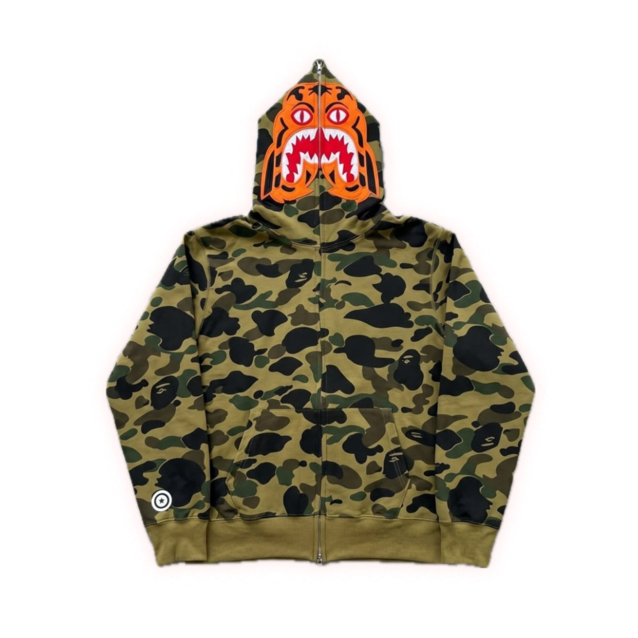 BAPE TIGER HOODIE 1ST CAMO