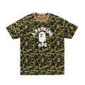 BAPE ABC COLLEGE CAMO TEE