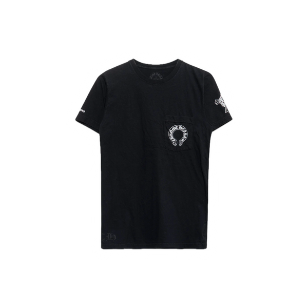 CHROME HEARTS HORSESHOE CROSS HOLLYWOOD T-SHIRT