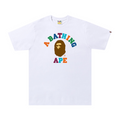 BAPE RAINBOW LOGO T-SHIRT