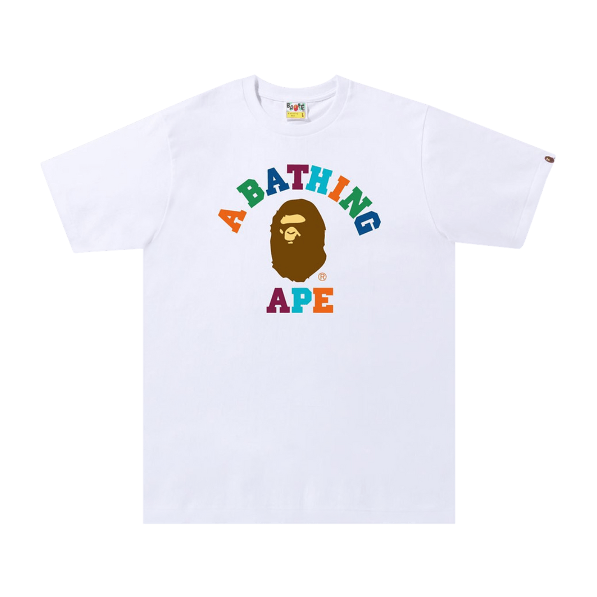 BAPE RAINBOW LOGO T-SHIRT