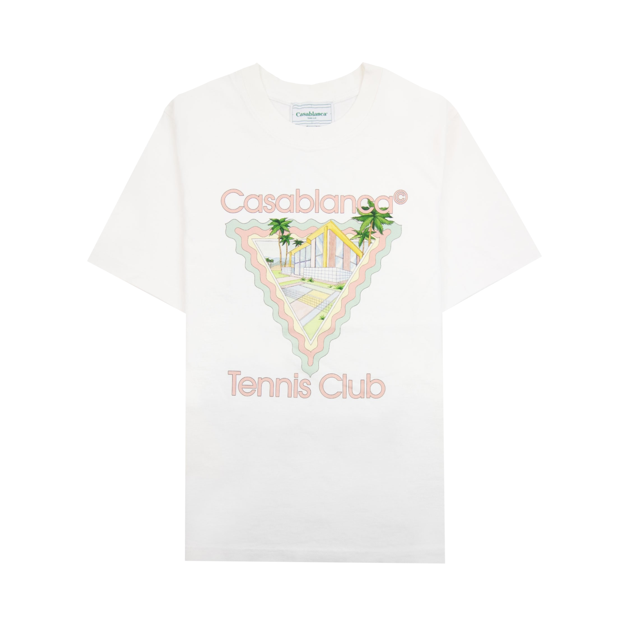 CASABLANCA TENNIS CLUB GRAPHIC TEE