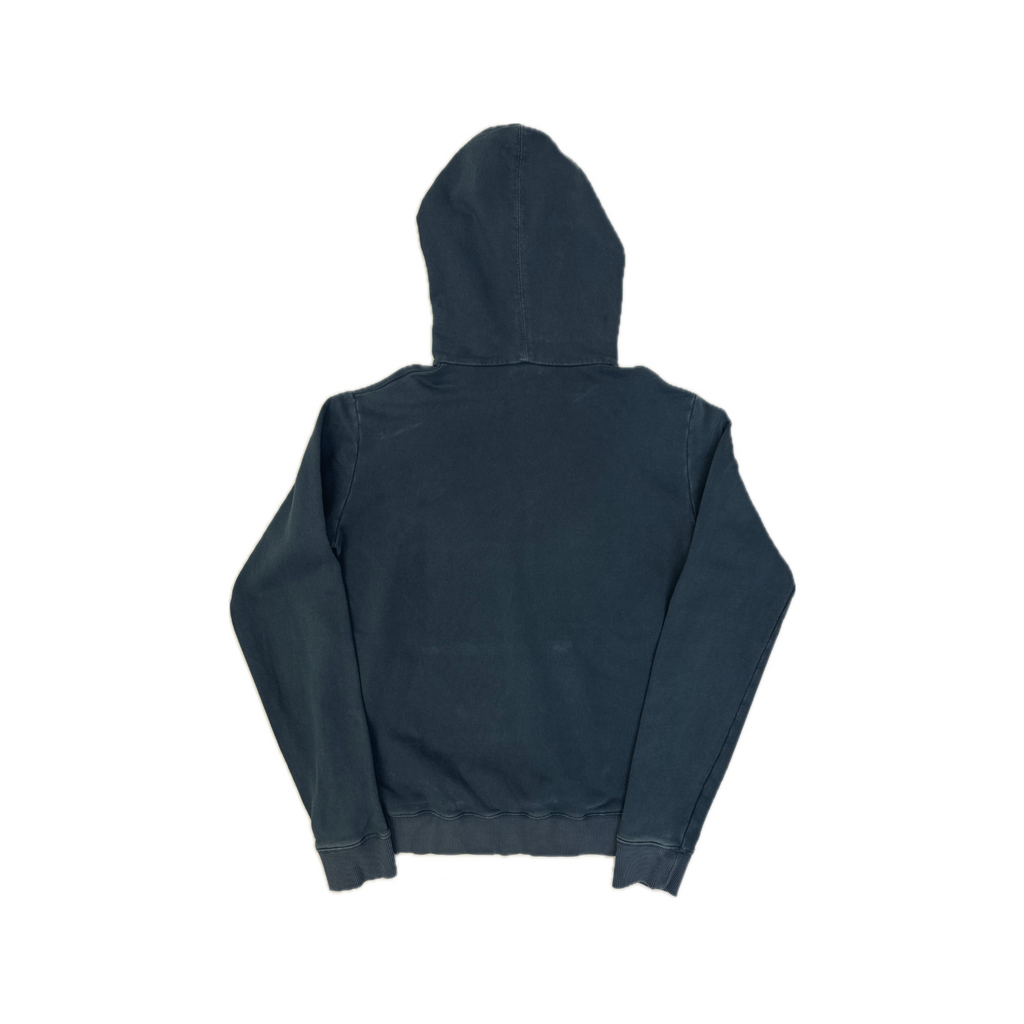 YVES SAINT LAURENT DISTRESSED LOGO HOODIE