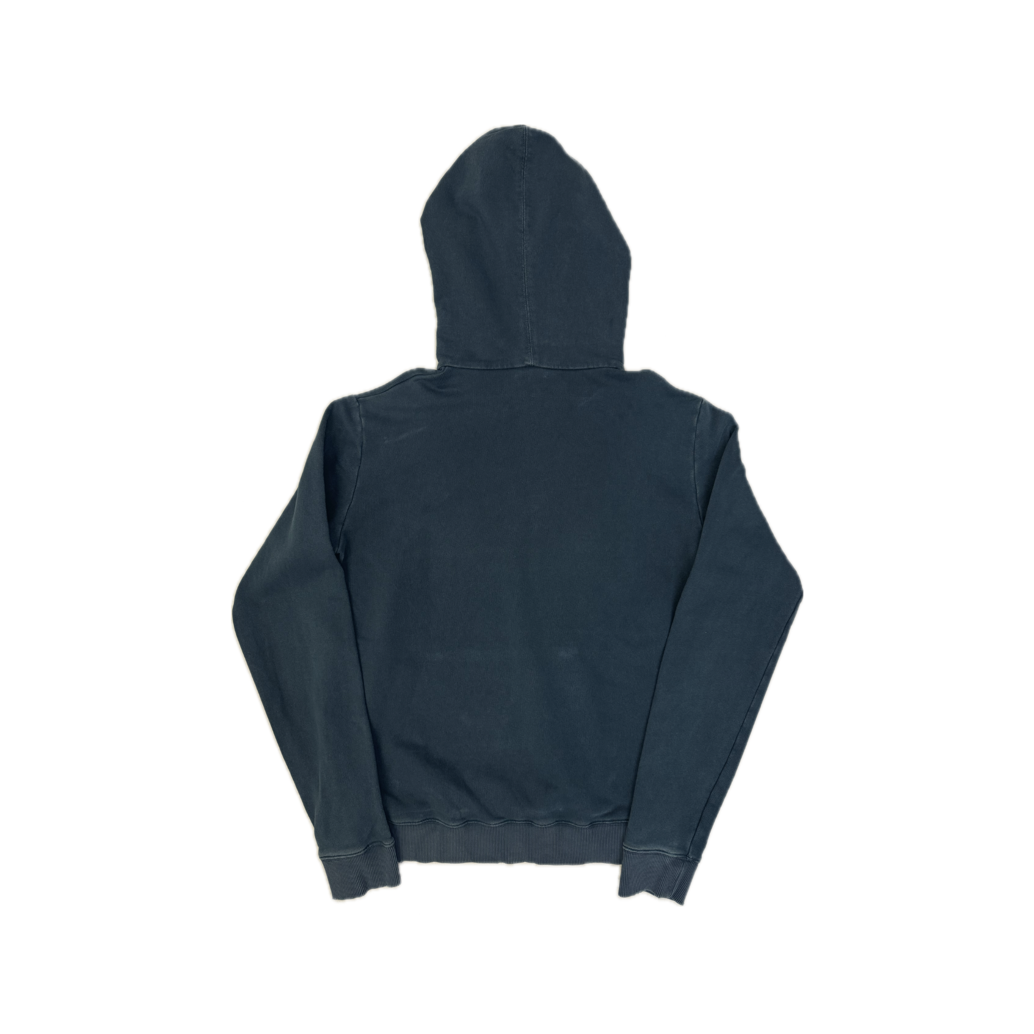 YVES SAINT LAURENT DISTRESSED LOGO HOODIE