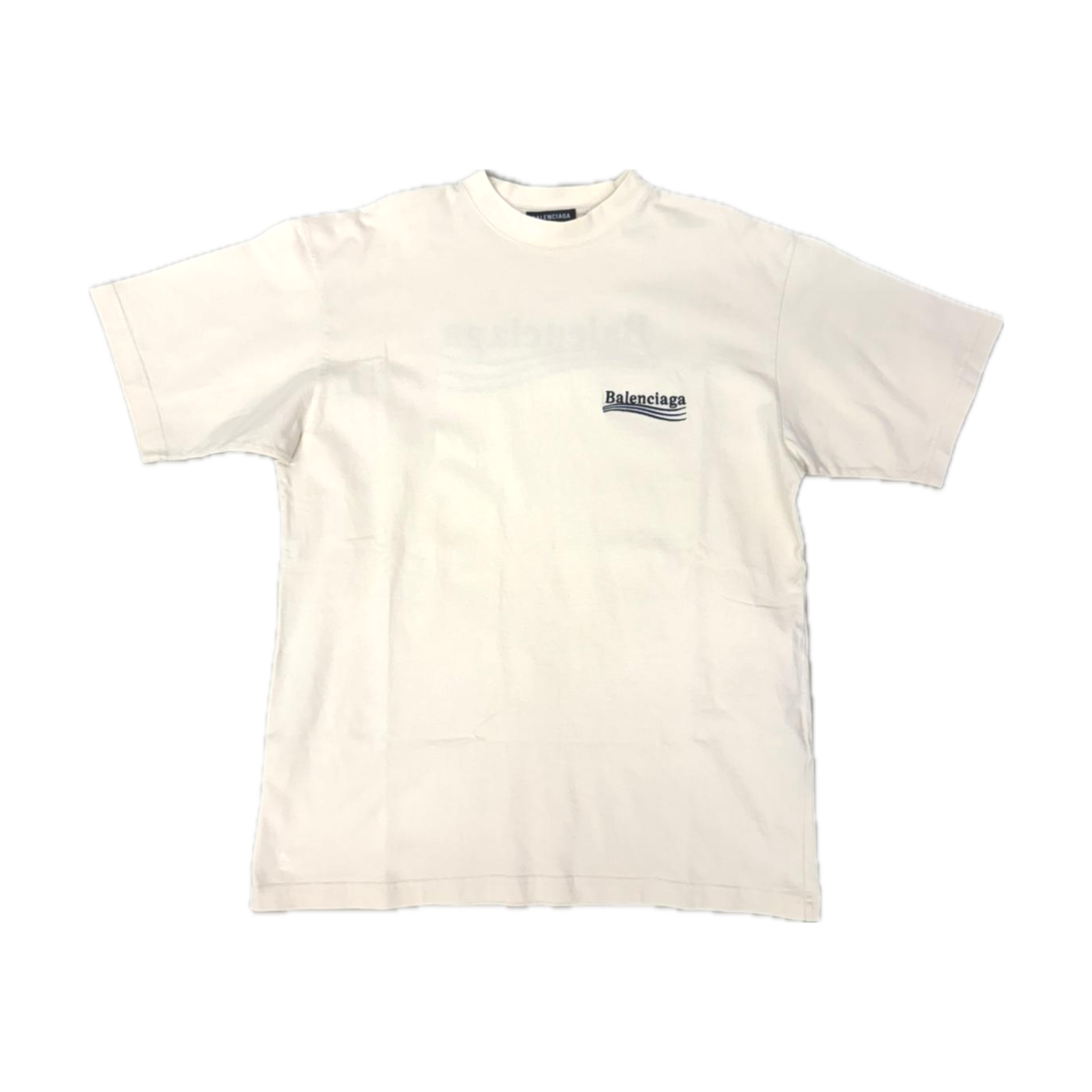 BALENCIAGA POLITICAL LOGO T-SHIRT