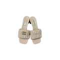 MIU MIU NAPPA MATELASSÈ SANDAL