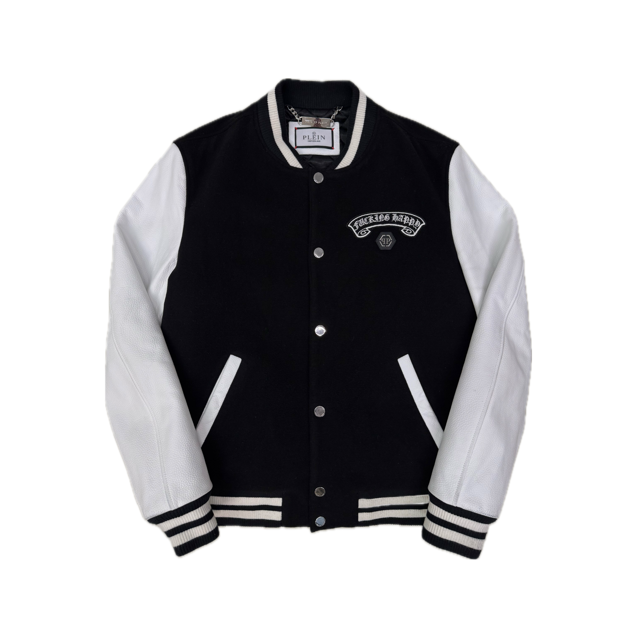 PHILIPP PLEIN COLLEGE VARSITY JACKET
