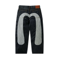 PALACE X EVISU BLUE INDIGO JEANS